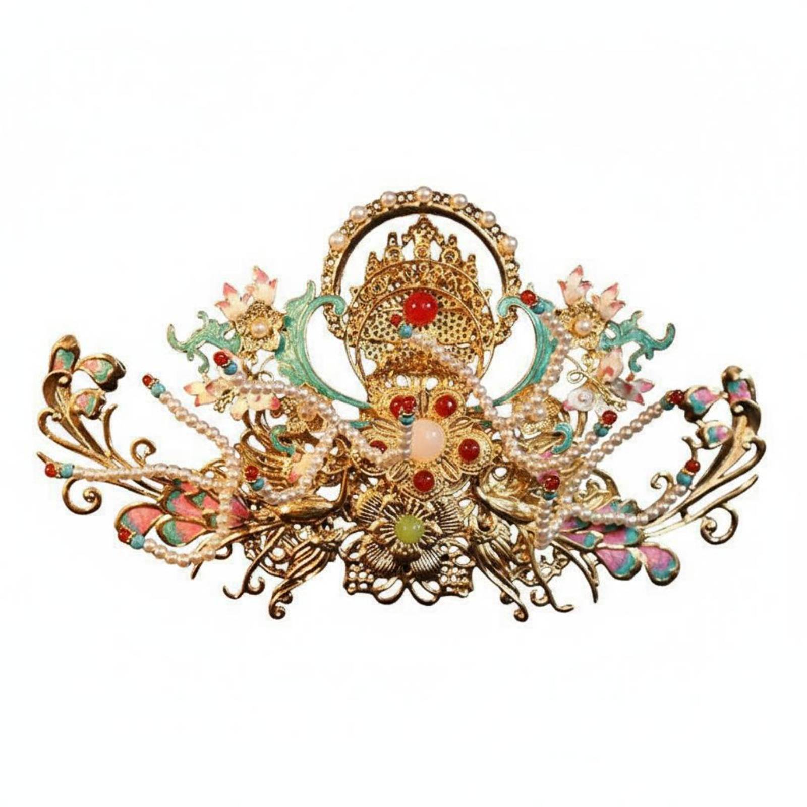 Elegant Decor & Lighting Llc - Traditional Chinese Hair Crown Fairy-Like Aesthetic