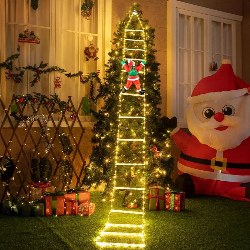 Lighting Christmas Decor - LED Christmas Lights Christmas Decorative Ladder