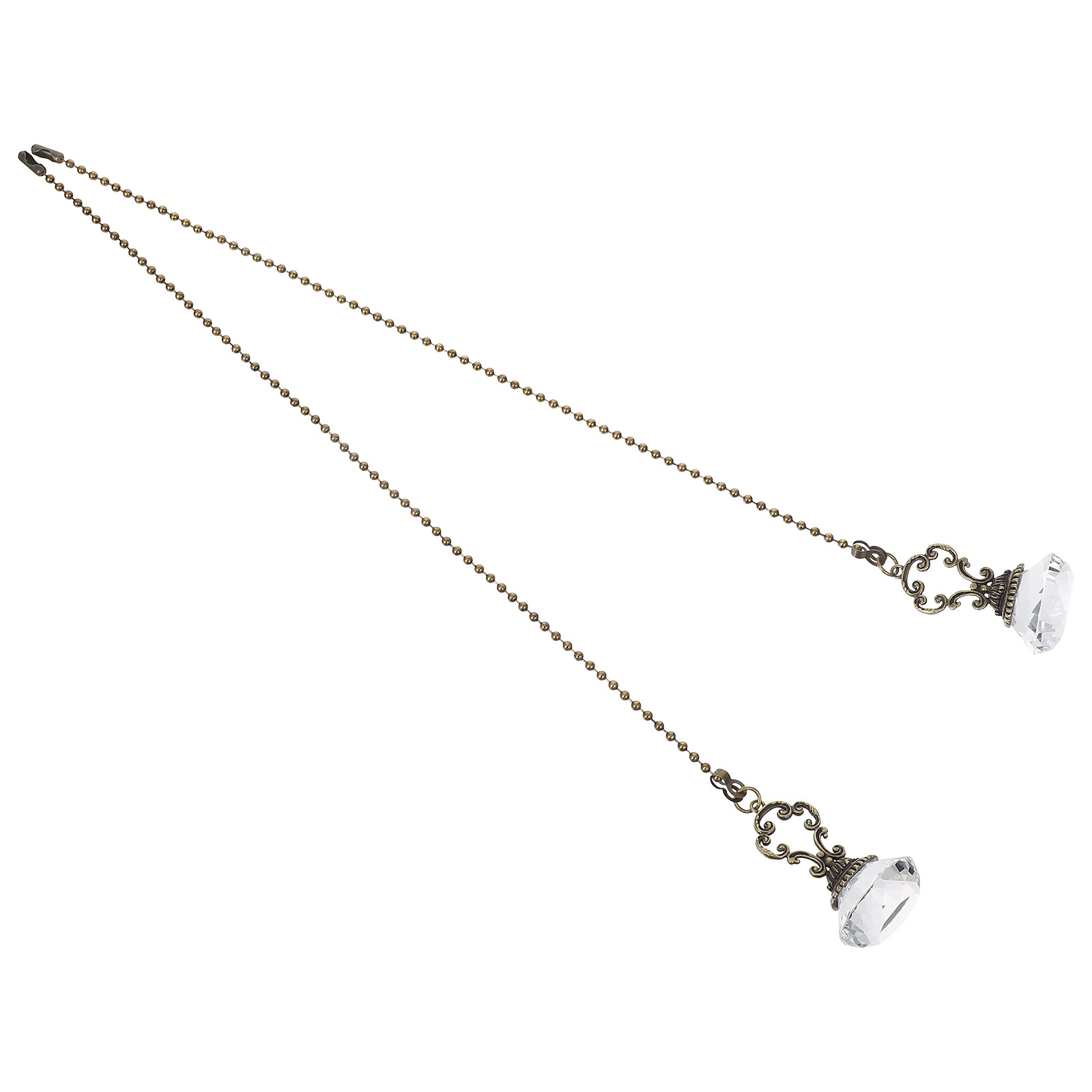 Decor Lighting Ceiling Fans - 2Pcs Crystal Ceiling Fan Pull Chain
