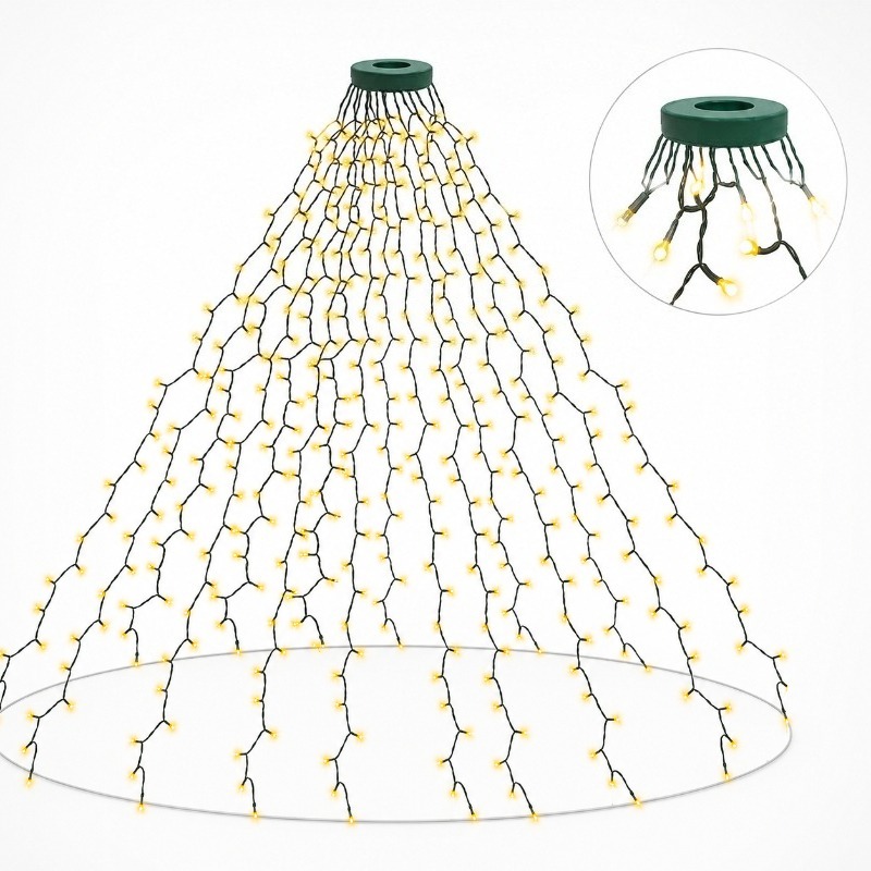 Lighting Christmas Decor - Waterproof USB LED String Lights, 8