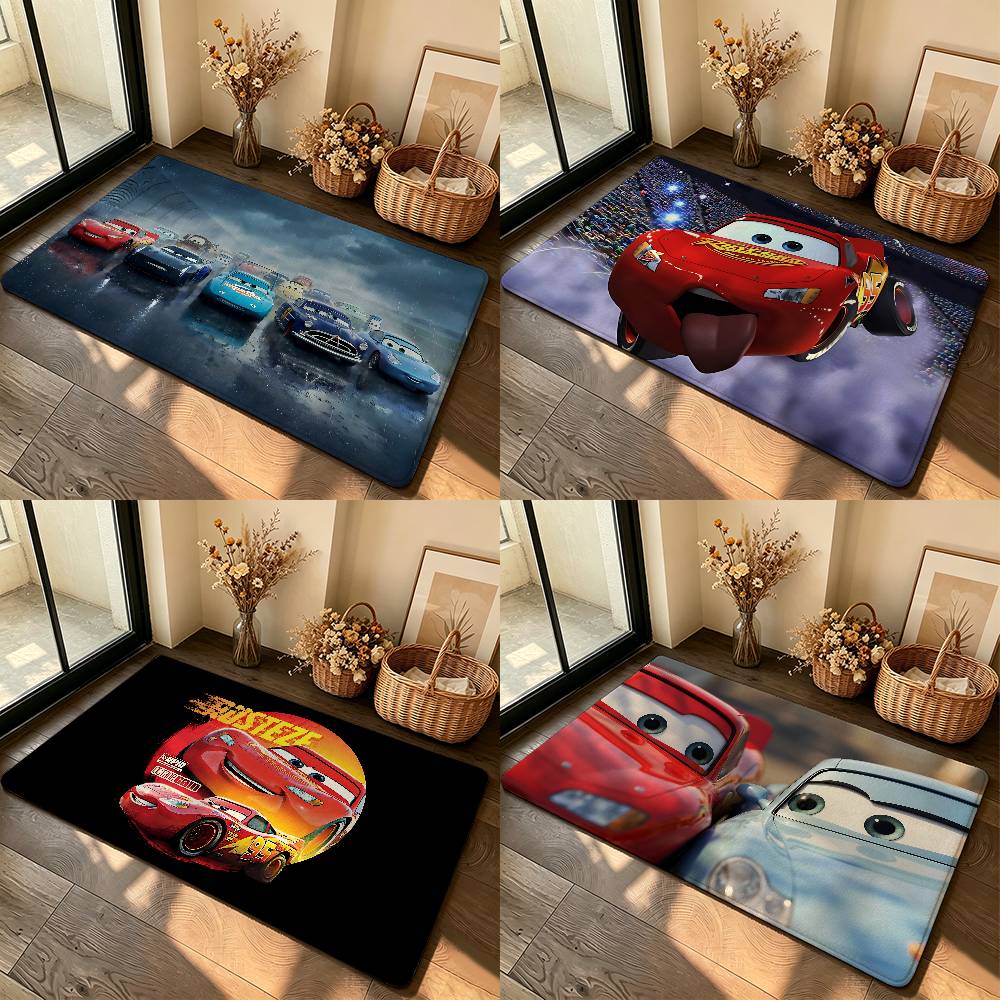 Lighting Mcqueen Decor - Anime-L-lightning-M-mcqueenS Cool Carpet Bathroom Anti-slip Mat