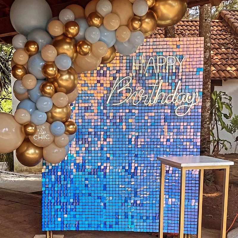 12pcs Light Gold Shimmer Wall  - đánh giá và giá Lighting Room Decor Photo