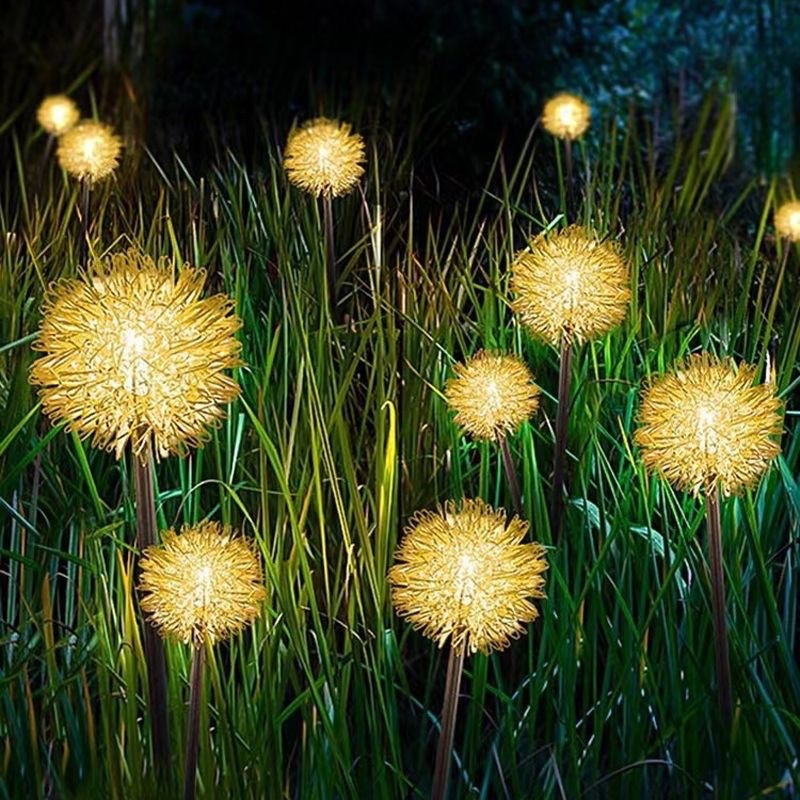 10 Combo Solar Dandelion Ball  - đánh giá và giá Lighting Christmas Decor
