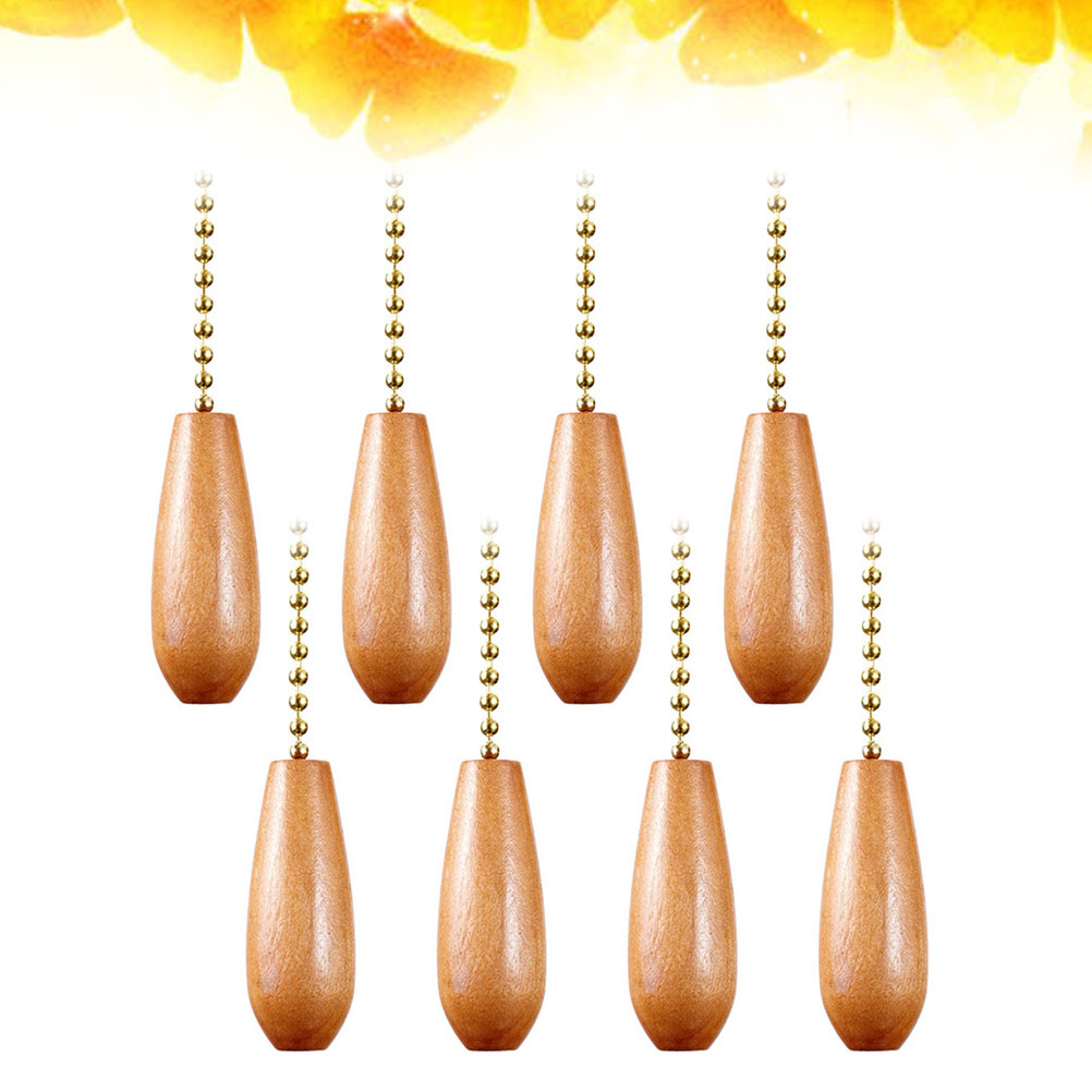 8Pcs Wooden Light Hanging Pend - đánh giá và giá Decor Lighting Ceiling Fans