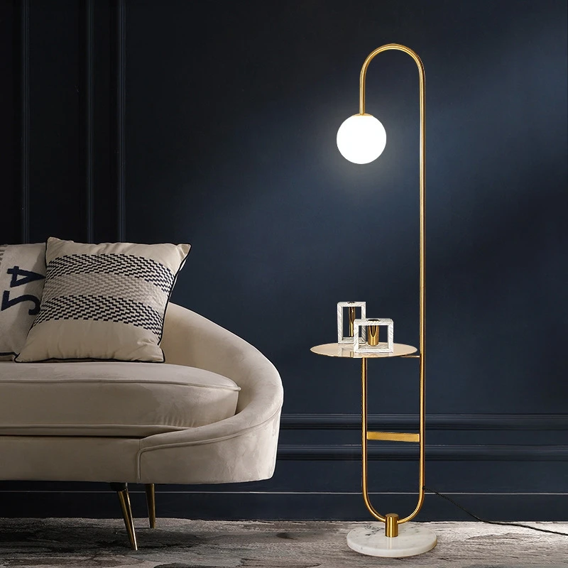 Modern LED Floor Lamp Gold Bla - đánh giá và giá Floor Lamp Tripod