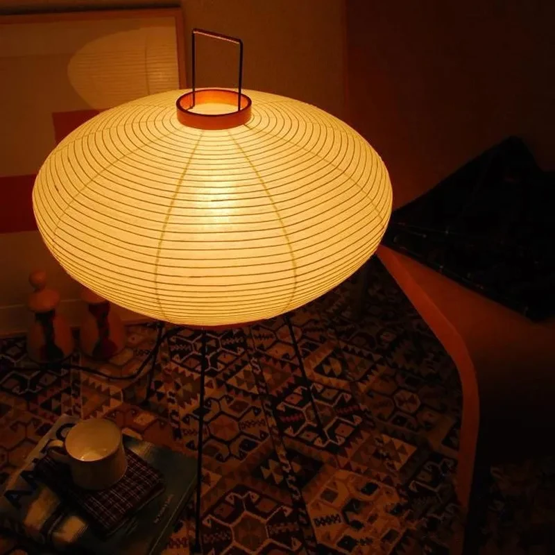 Wabi Sabi Noguchi Akari Japane - đánh giá và giá Floor Lamp Tripod