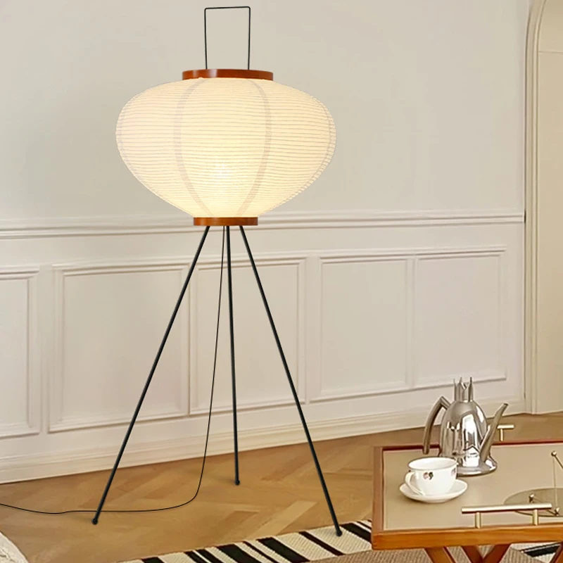Wabi Sabi Noguchi Akari Japane - đánh giá và giá Floor Lamp Tripod