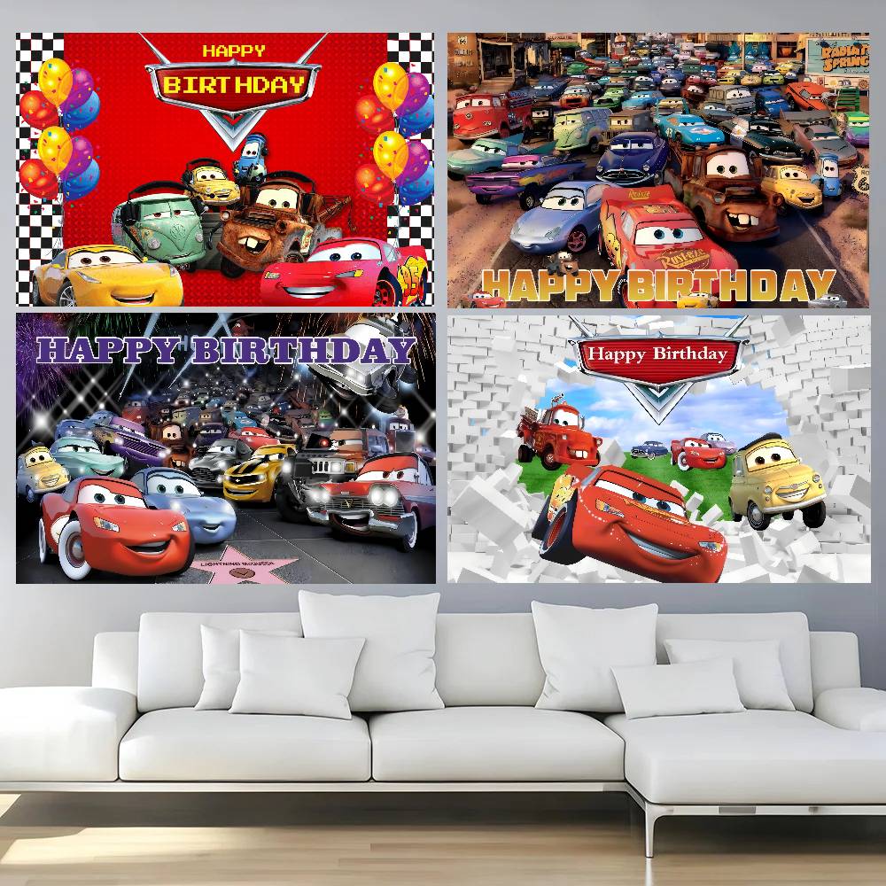 Movie Cars Party Decorations B - đánh giá và giá Lighting Mcqueen Decor