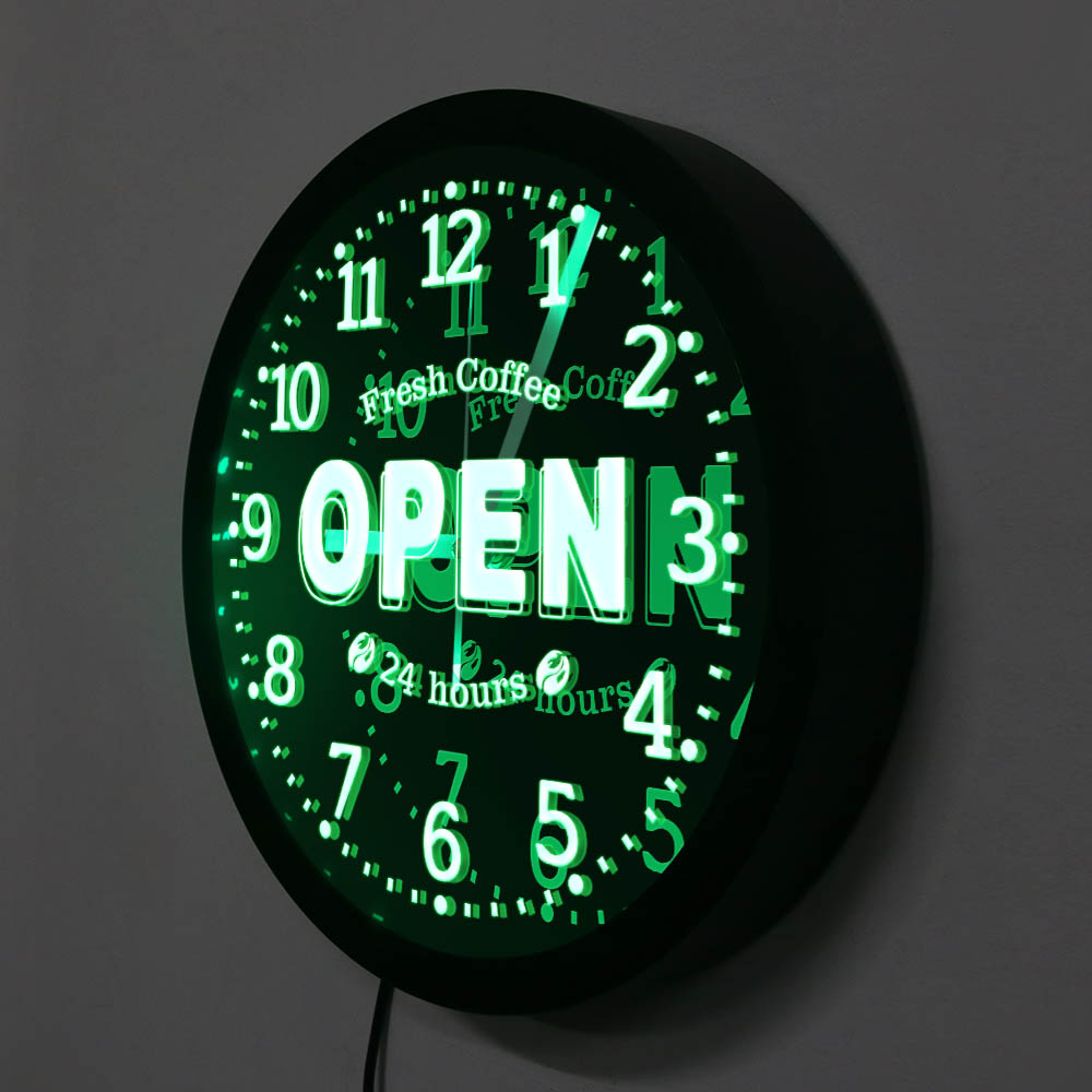 Fresh Coffee Open 24 Hours LED - đánh giá và giá Decor Lighting Opening Hours