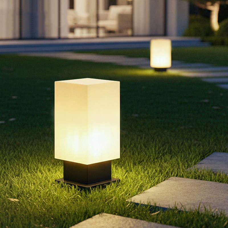 Luminous floor lamp courtyard  - đánh giá và giá Garden Lighting Decor