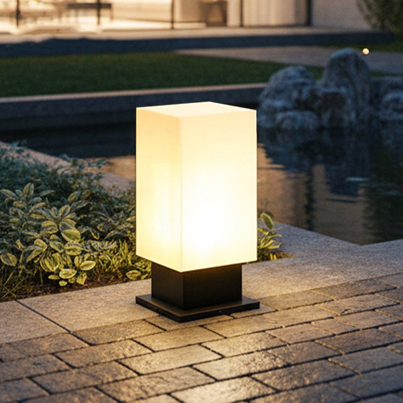Luminous floor lamp courtyard  - đánh giá và giá Garden Lighting Decor