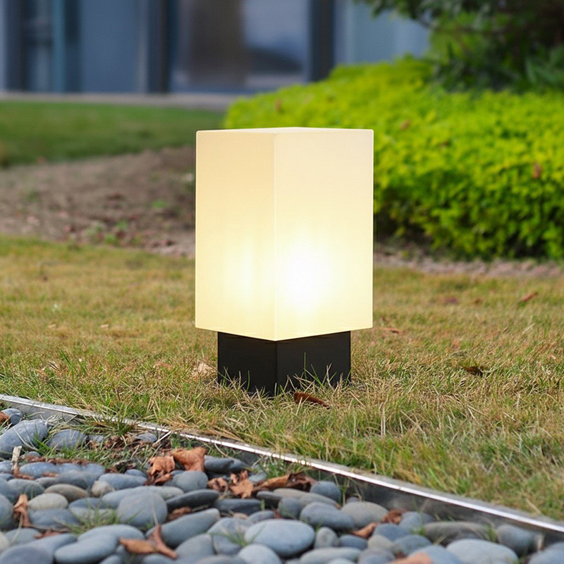 Luminous floor lamp courtyard  - đánh giá và giá Garden Lighting Decor