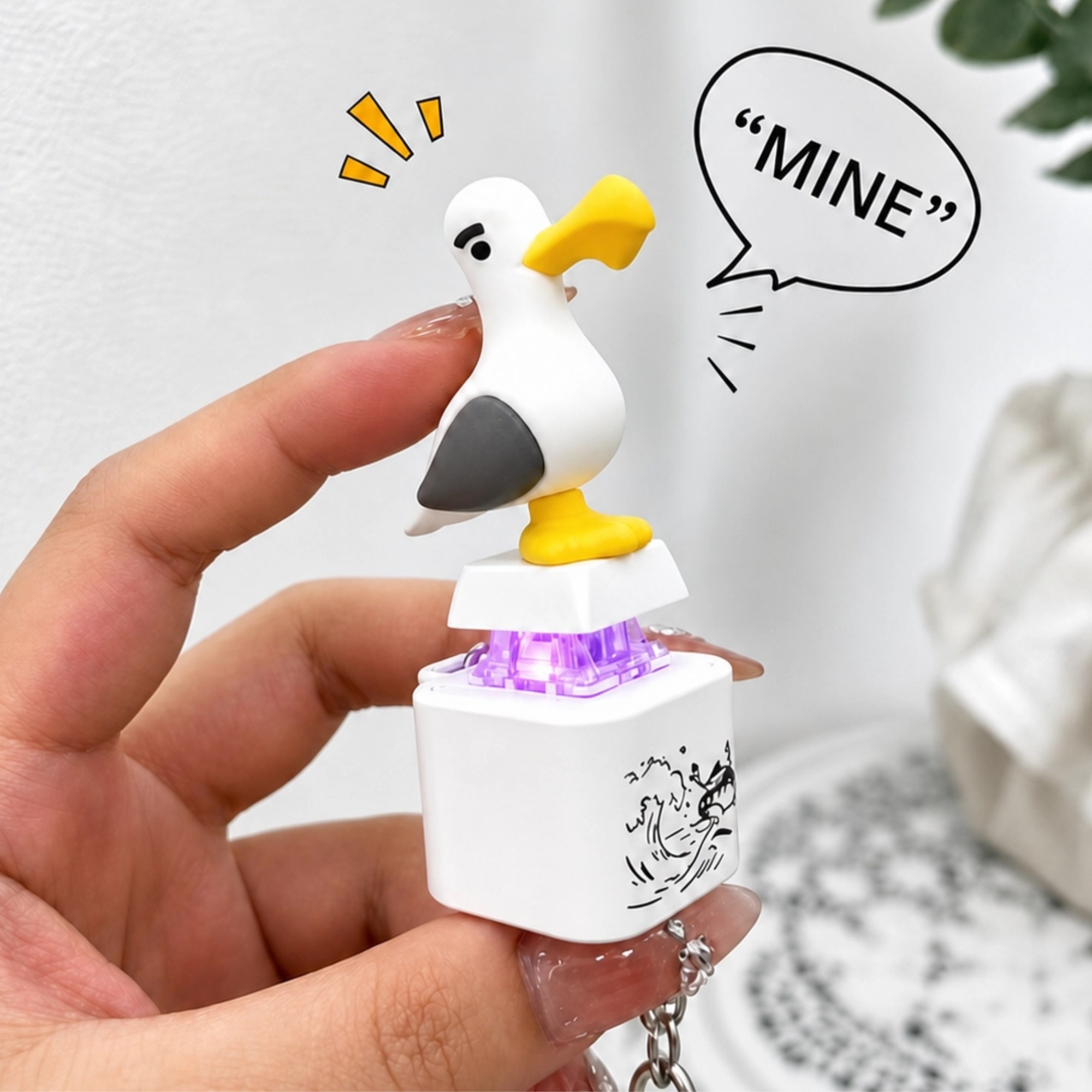 1pc Seagull Mine Sound Button  - đánh giá và giá Lighting Christmas Decor