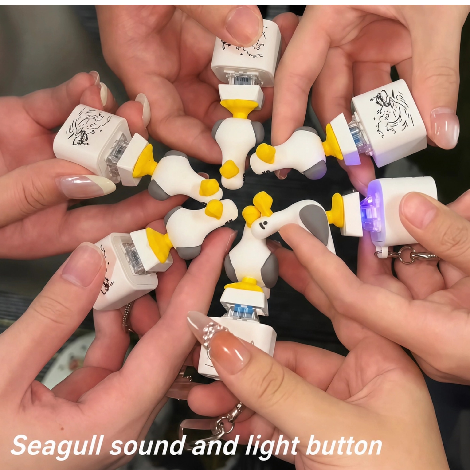 1pc Seagull Mine Sound Button  - đánh giá và giá Lighting Christmas Decor