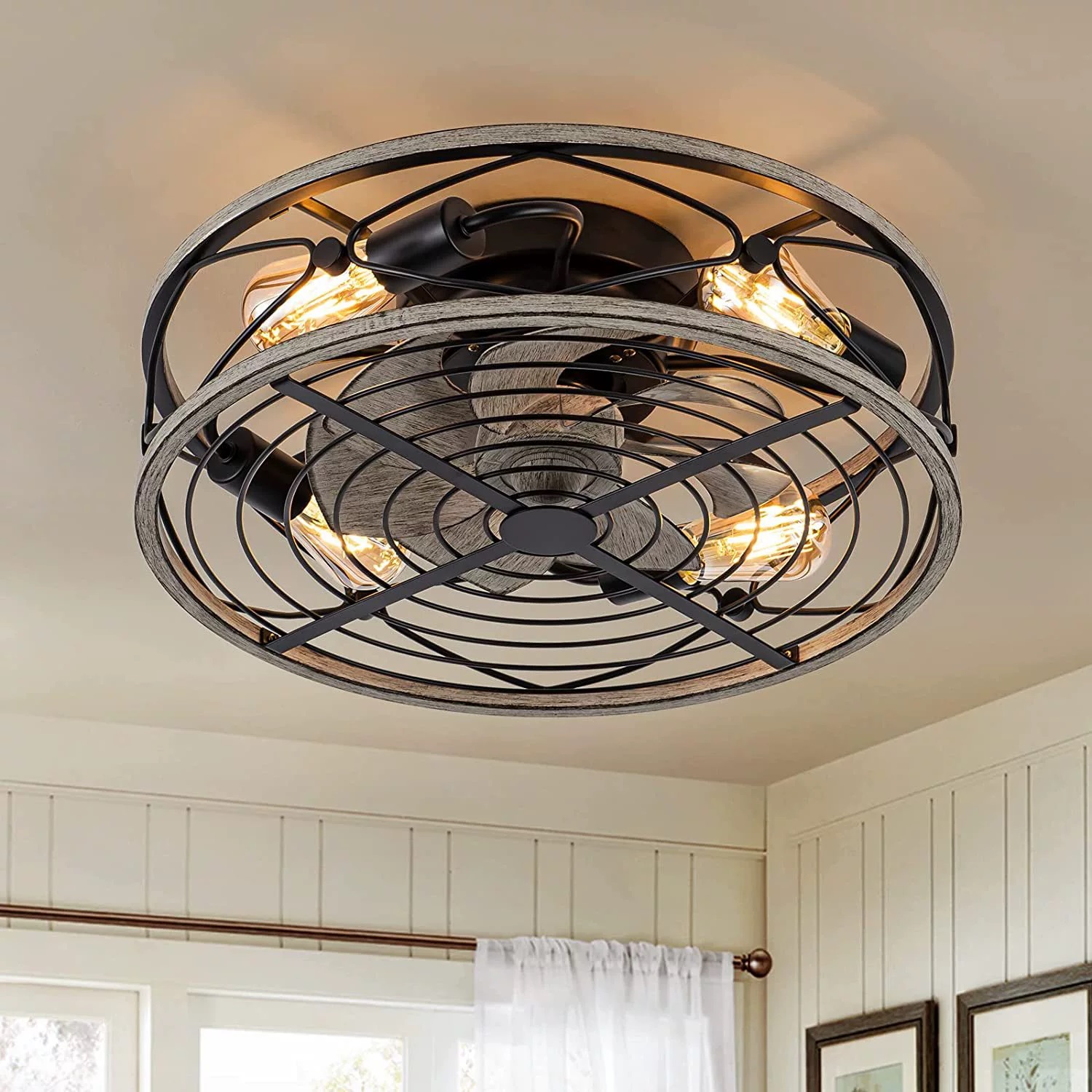 Smart Ceiling Fan Fans With Li - đánh giá và giá Decor Lighting Ceiling Fans