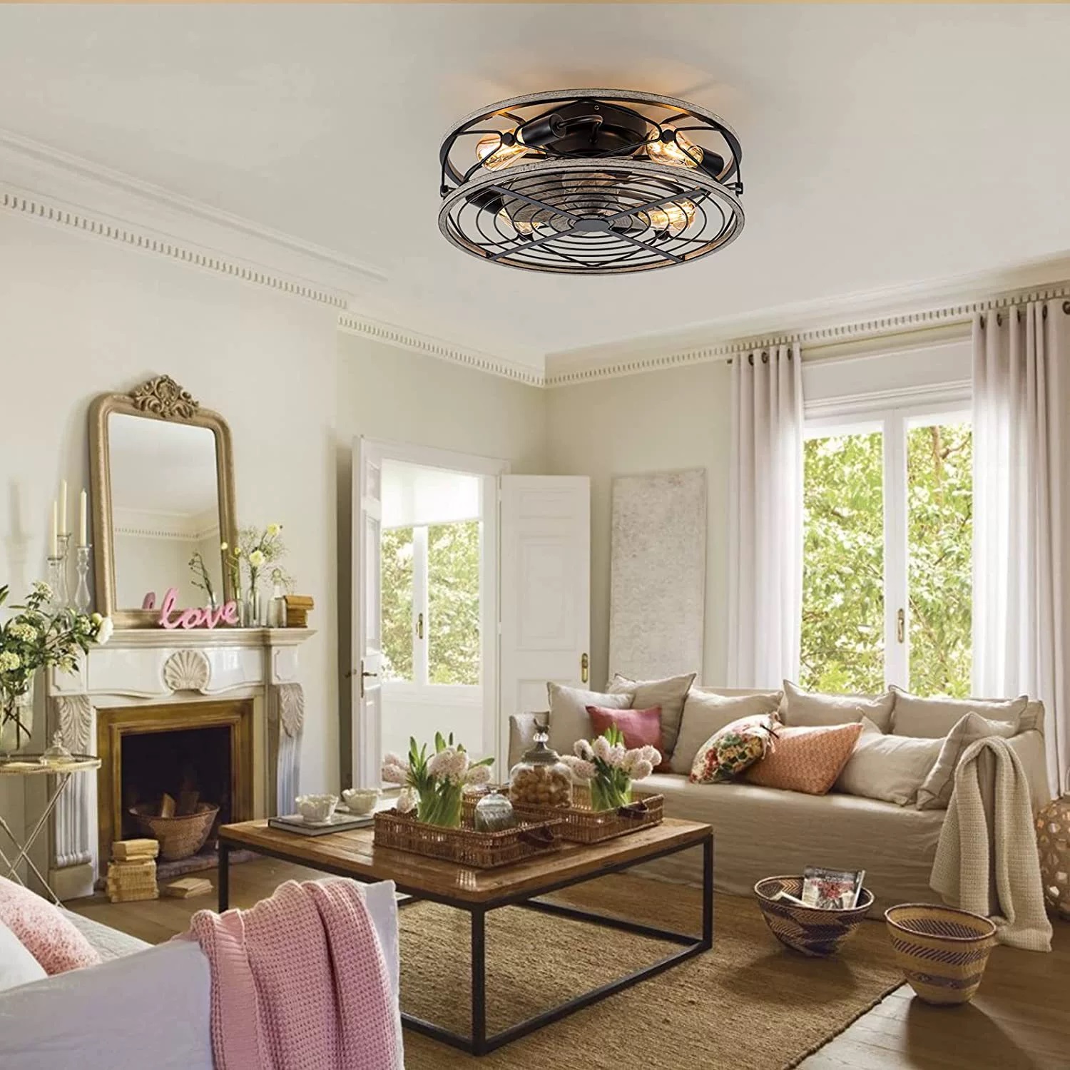 Smart Ceiling Fan Fans With Li - đánh giá và giá Decor Lighting Ceiling Fans
