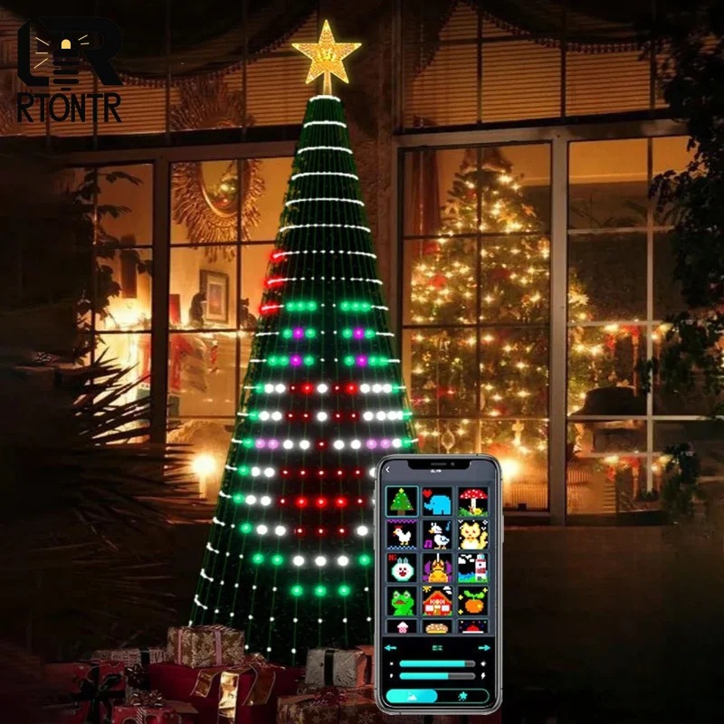 Christmas Star Tree Lights RGB - đánh giá và giá Lighting Christmas Decor