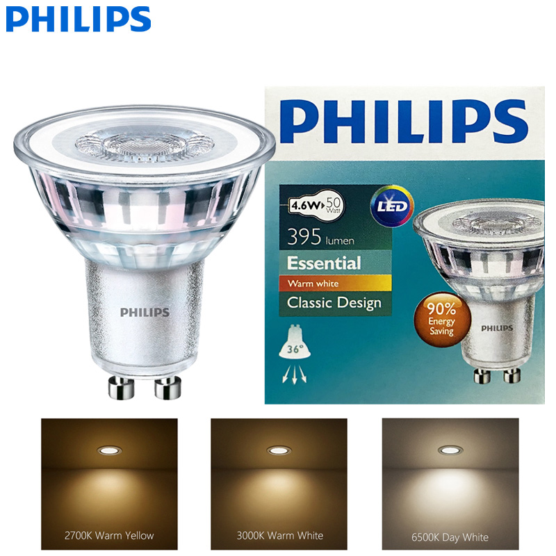Philips LED GU10 PAR16 Essenti - đánh giá và giá Philips Bulb Led Classic