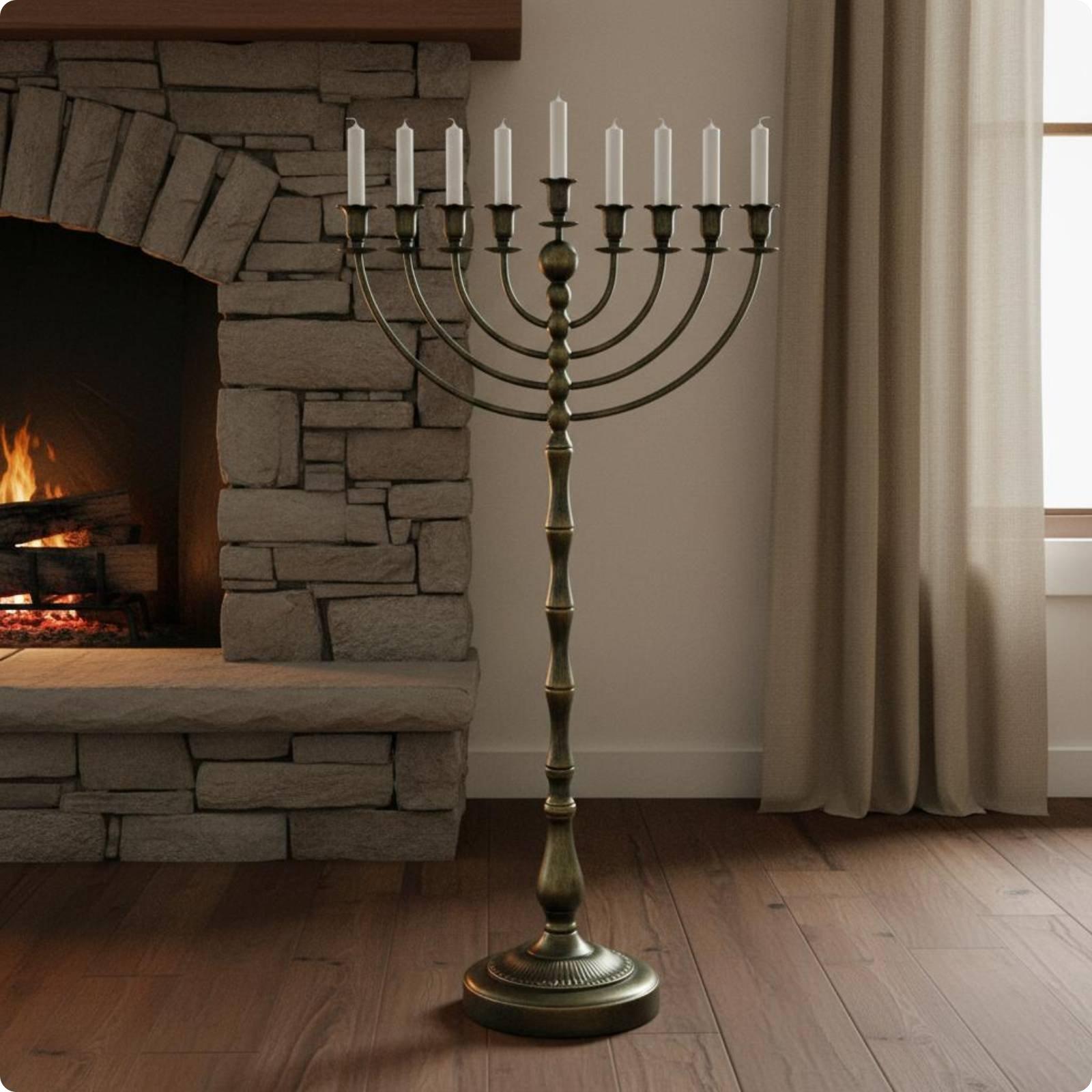 Antique Bronze Menorah Stand M - đánh giá và giá Elegant Decor & Lighting Llc