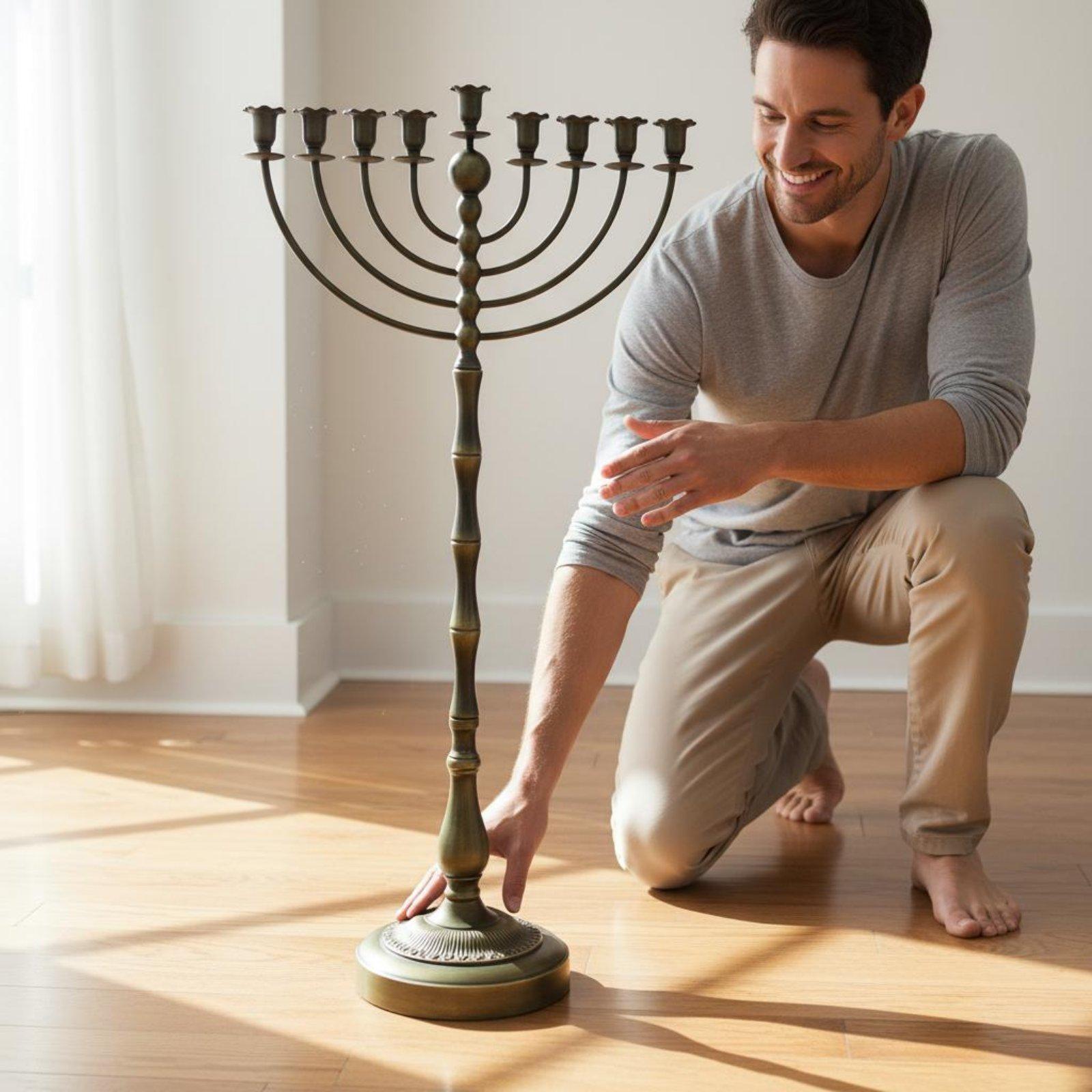 Antique Bronze Menorah Stand M - đánh giá và giá Elegant Decor & Lighting Llc