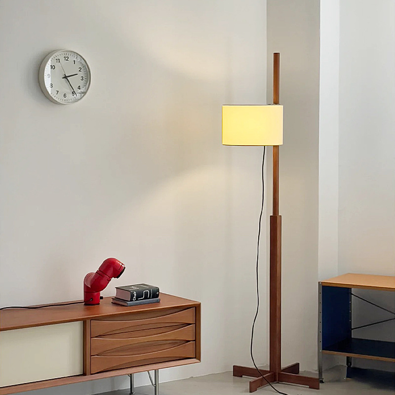 Japanese Liftable Wooden Lamp  - đánh giá và giá Floor Lamp Tripod