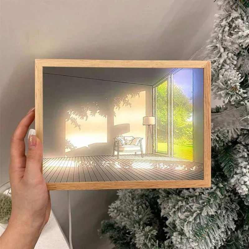 Decorative LED Light Painting  - đánh giá và giá Lighting Room Decor Photo