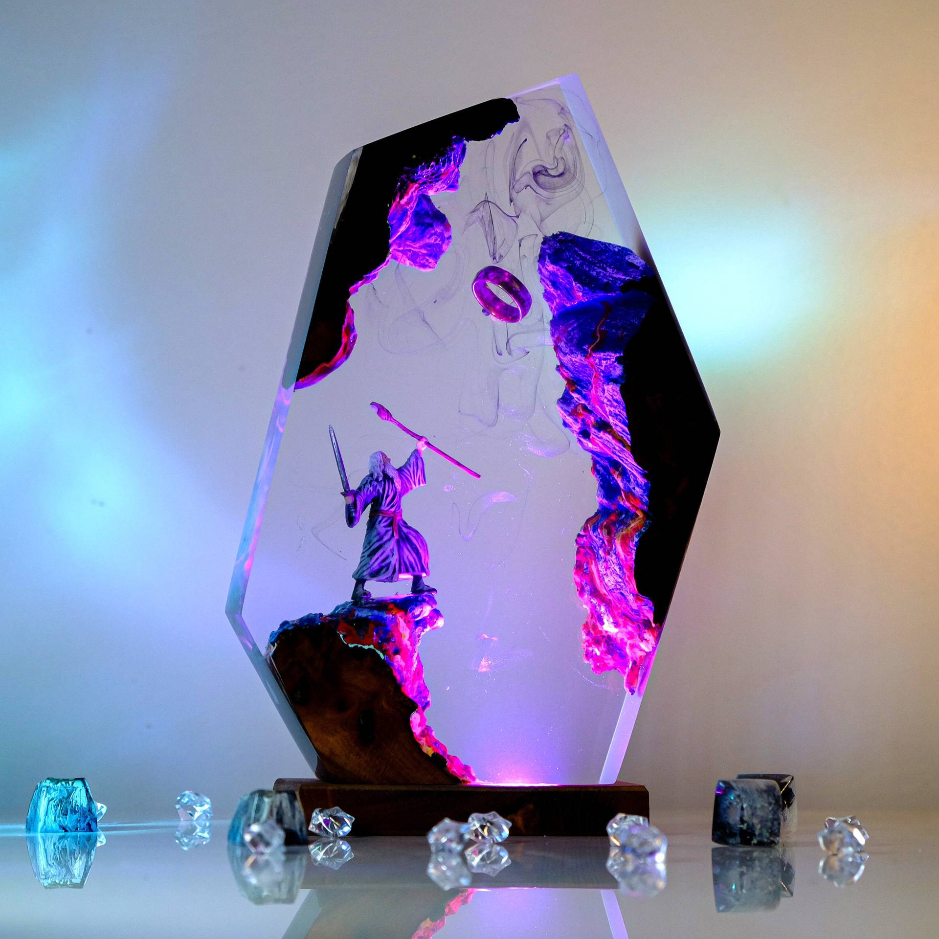 Movie Scence Figure Table Resi - đánh giá và giá Lighting Christmas Decor
