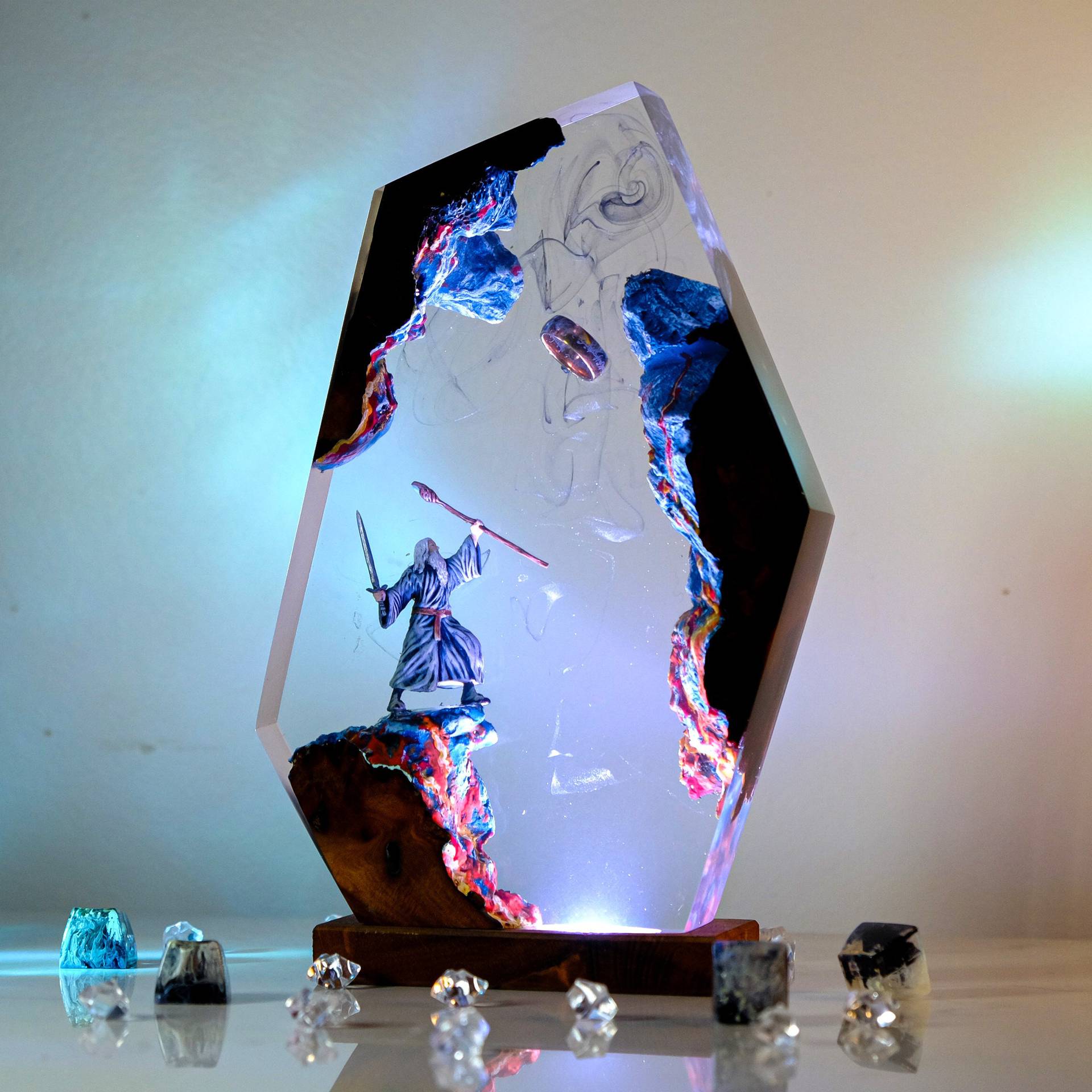 Movie Scence Figure Table Resi - đánh giá và giá Lighting Christmas Decor
