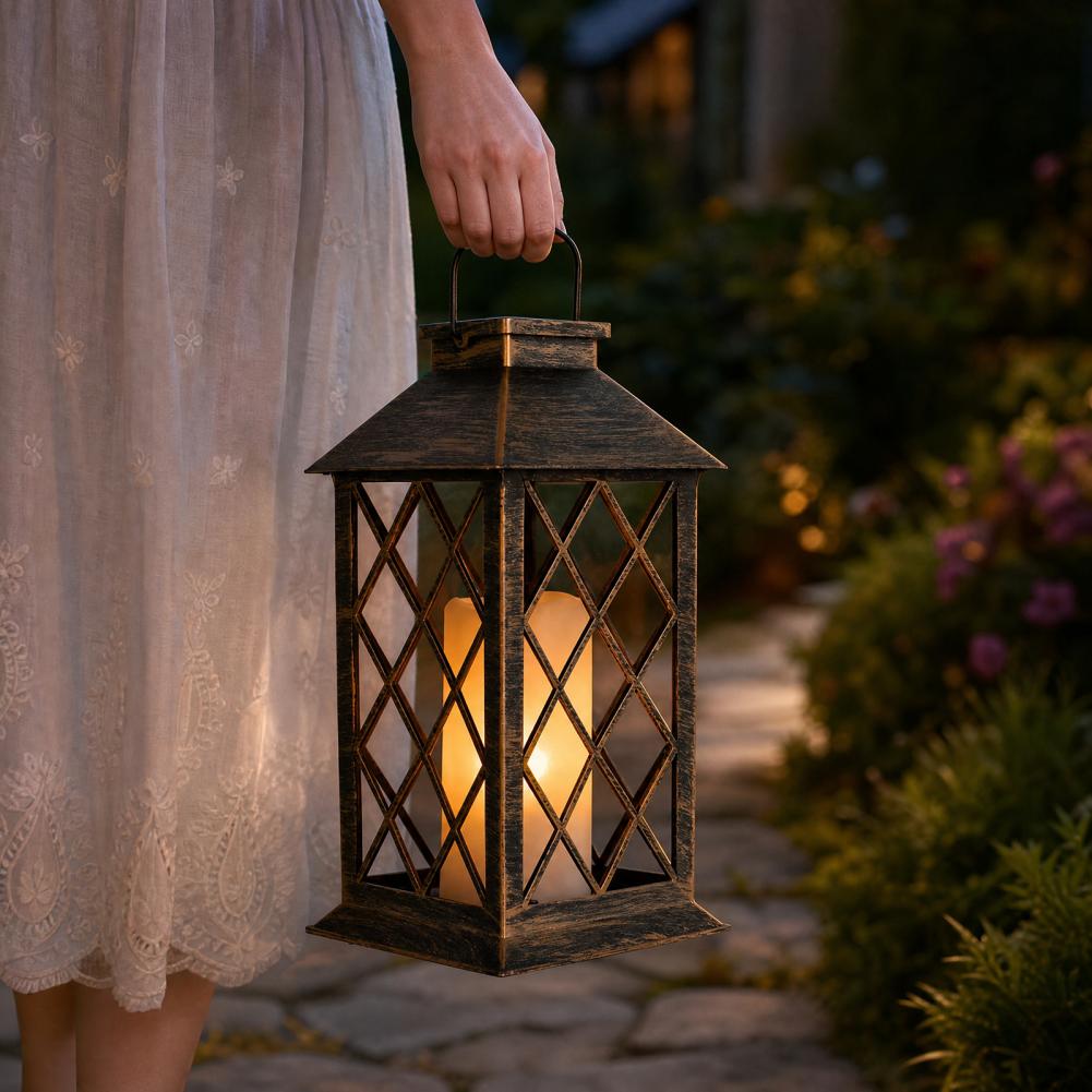 Retro Solar Lantern, Outdoor S - đánh giá và giá Garden Lighting Decor