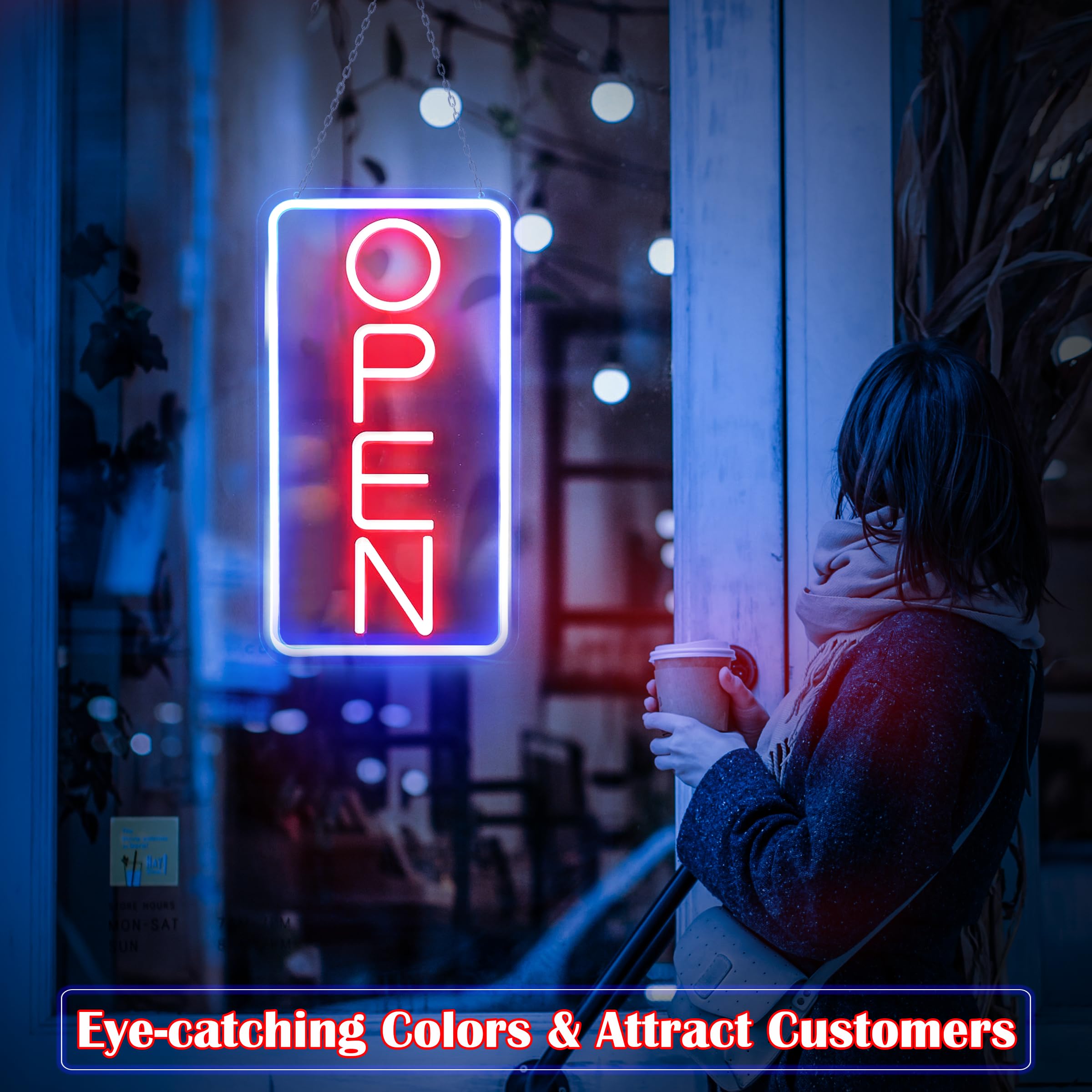 LED Neon Open Sign, Business H - đánh giá và giá Decor Lighting Opening Hours