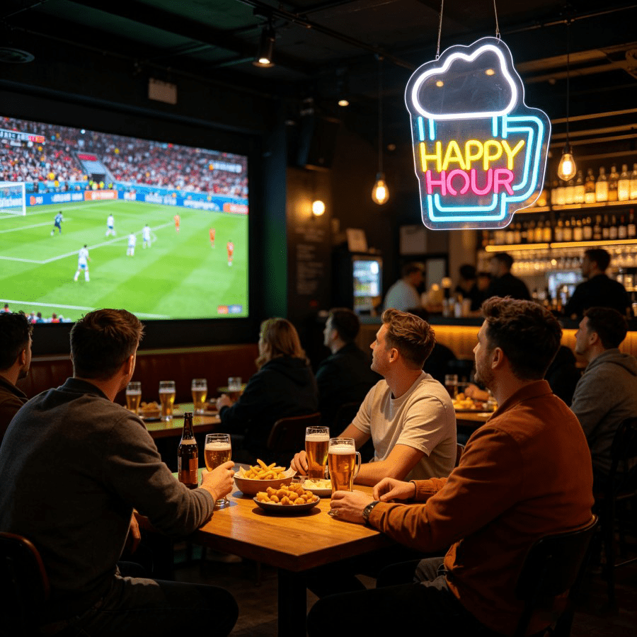 Happy Hour Beer Mug LED Wall L - đánh giá và giá Decor Lighting Opening Hours