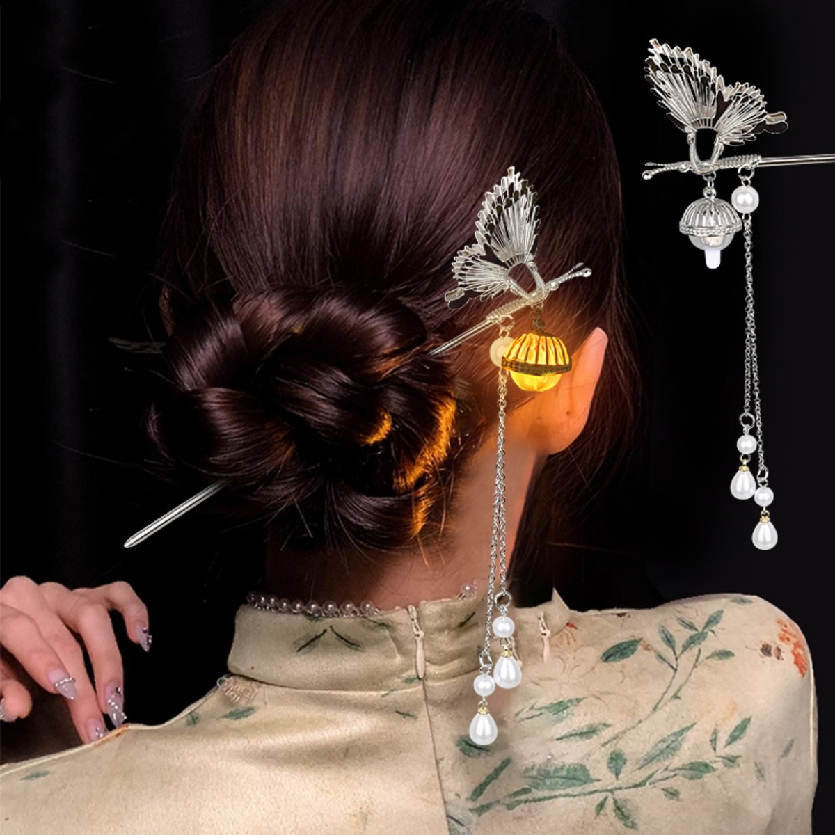 Luminous Flower Hairpin For Wo - đánh giá và giá Lighting Decor Items