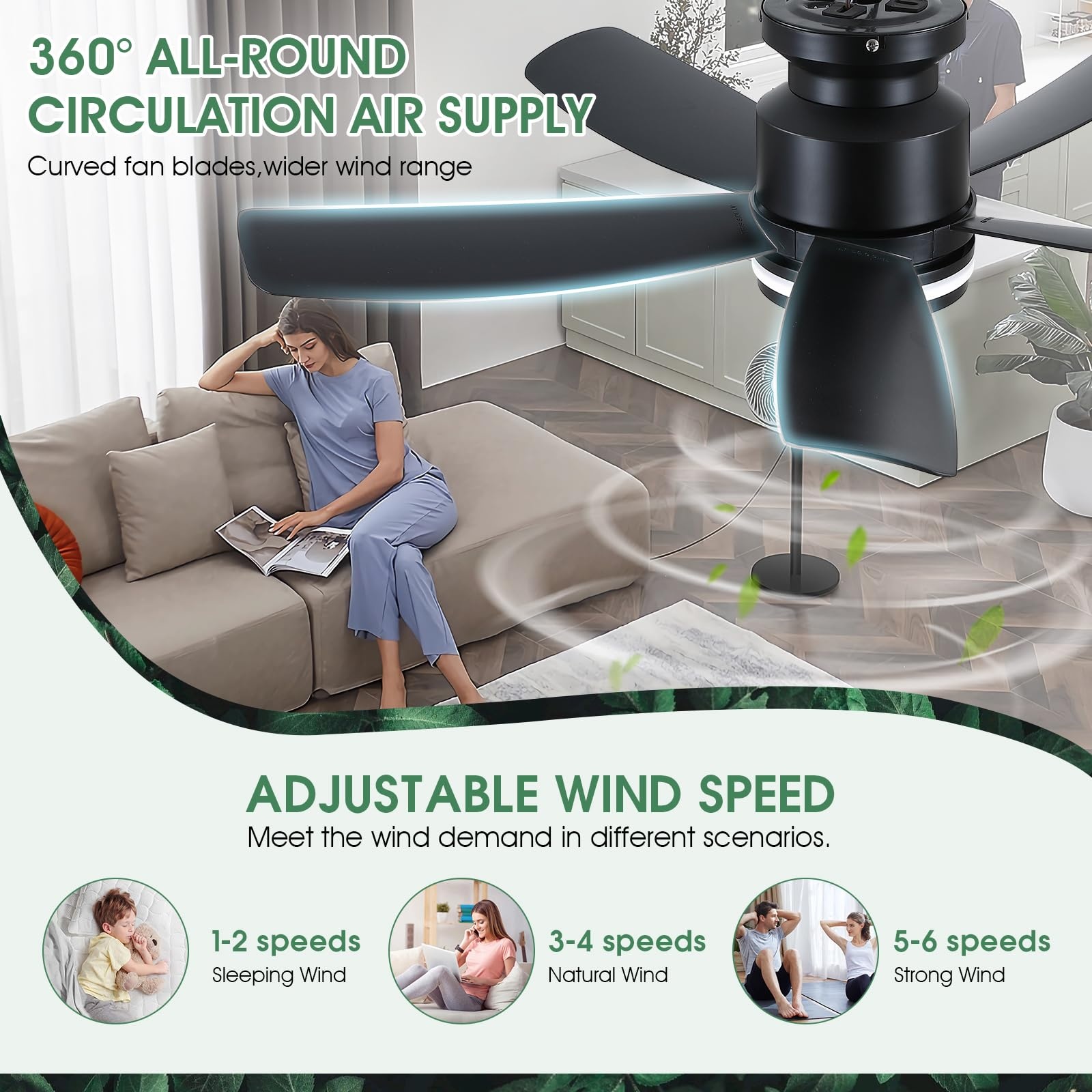 Energy-saving remote control l - đánh giá và giá Decor Lighting Ceiling Fans