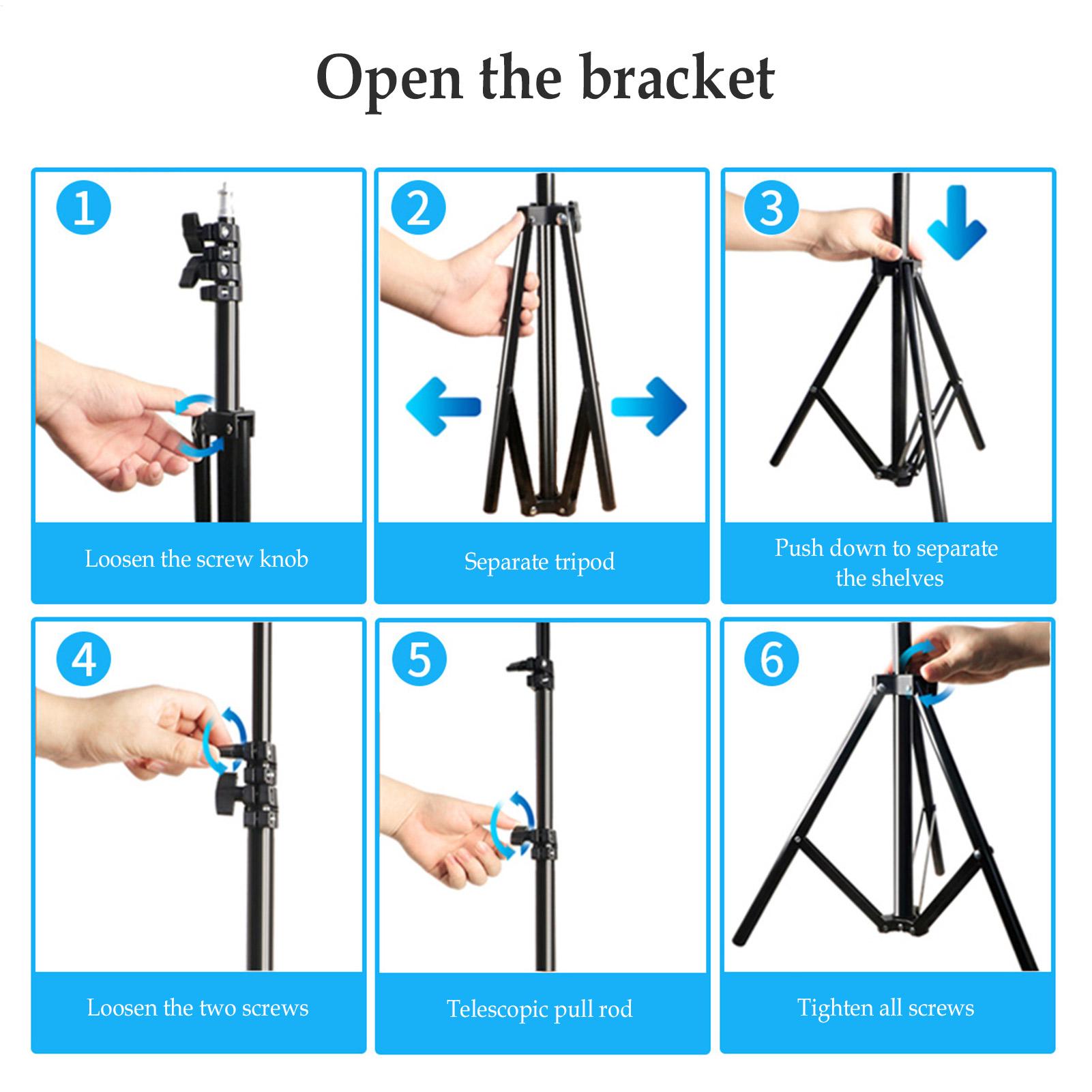 2m Camping light Stand Folding - đánh giá và giá Floor Lamp Tripod
