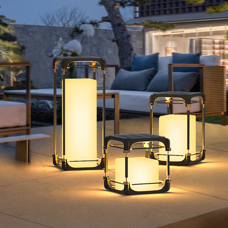 Luminous Floor Lamp Courtyard  - đánh giá và giá Garden Lighting Decor