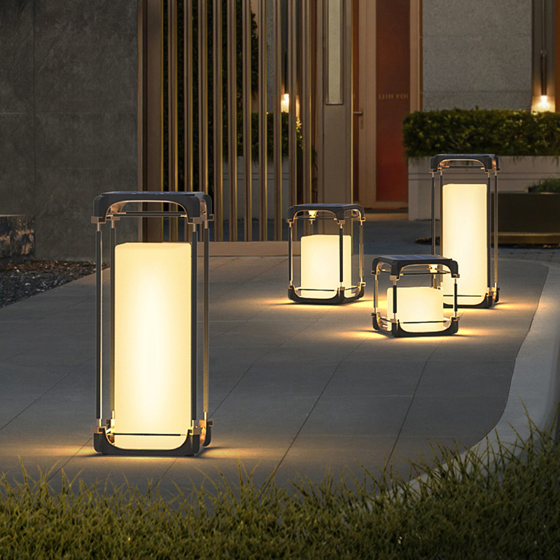 Luminous Floor Lamp Courtyard  - đánh giá và giá Garden Lighting Decor