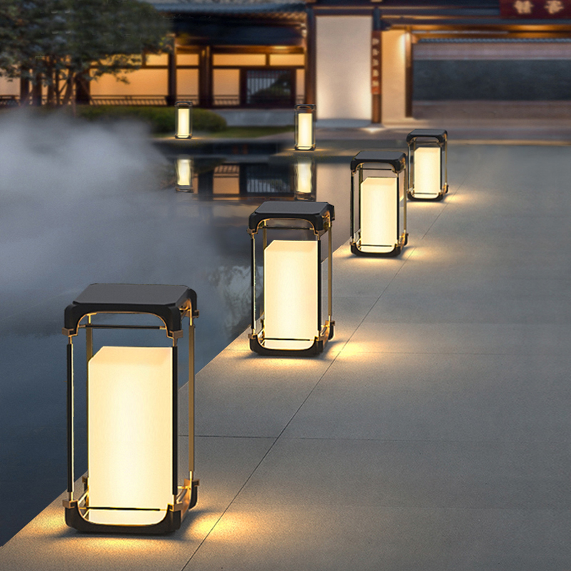 Luminous Floor Lamp Courtyard  - đánh giá và giá Garden Lighting Decor