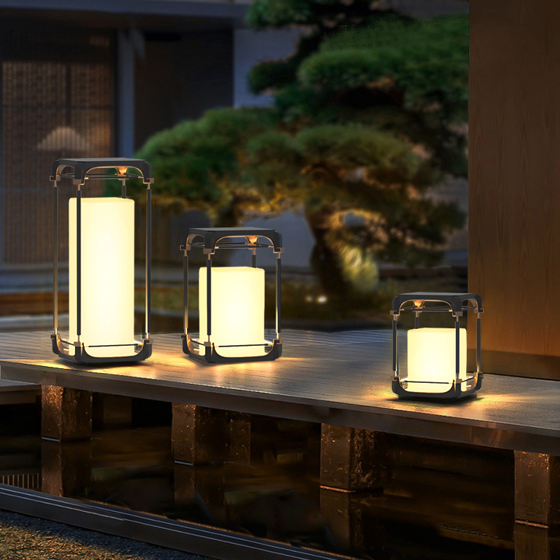 Luminous Floor Lamp Courtyard  - đánh giá và giá Garden Lighting Decor