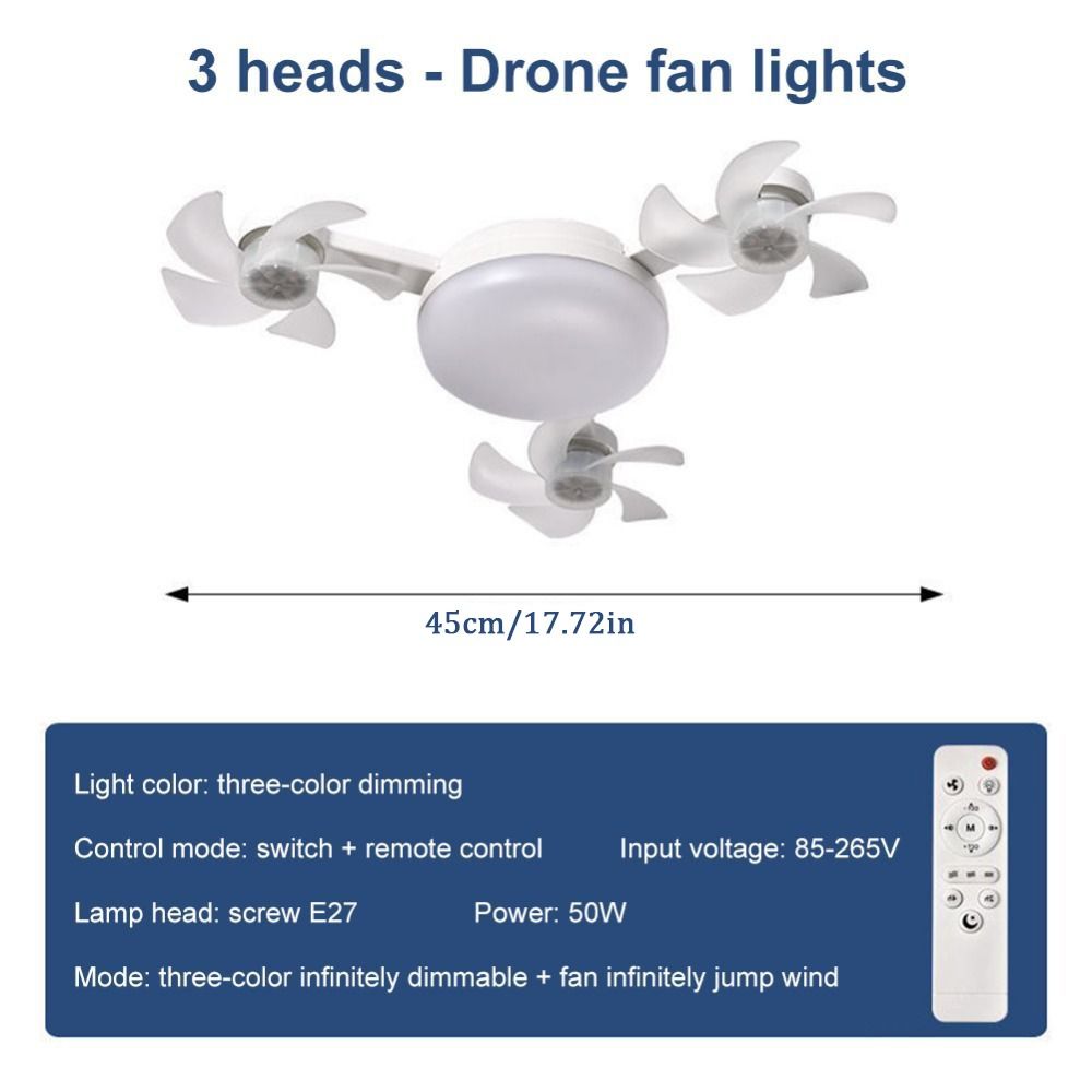 Simple 2 in 1 Ceiling Fan Remo - đánh giá và giá Decor Lighting Ceiling Fans