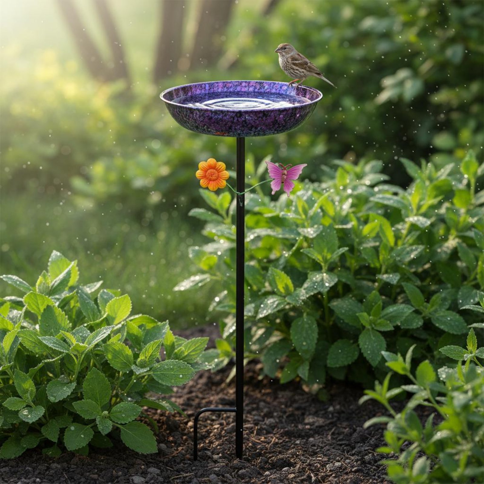 Metal Bird Bath Long-Lasting R - đánh giá và giá Elegant Decor & Lighting Llc
