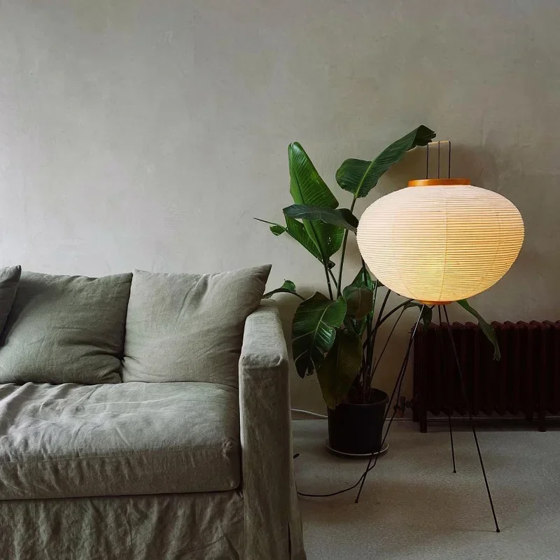 Japanese Akari Noguchi Rice Pa - đánh giá và giá Floor Lamp Tripod