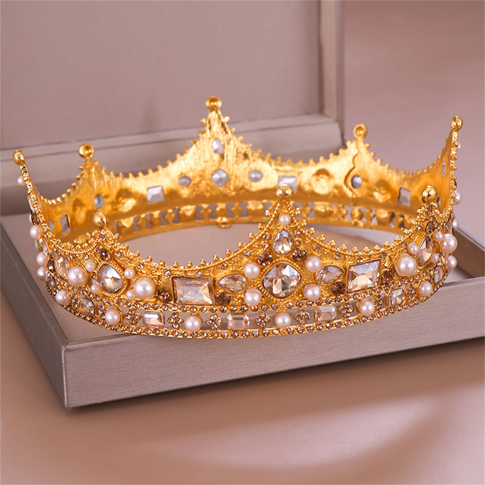 Bridal Crown Rhinestone Tiara  - đánh giá và giá Elegant Decor & Lighting Llc